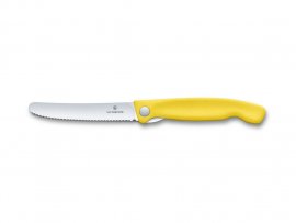 Zakmes voor groenten Victorinox gekarteld lemmet Geel