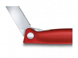 Zakmes voor groenten Victorinox gekarteld lemmet Rood