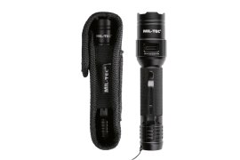 Tactische zaklamp Mil-Tec Mini Recharge Zwart