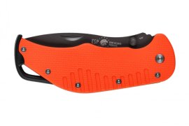 Opvouwbaar EDC mes ESP met gekarteld lemmet - oranje