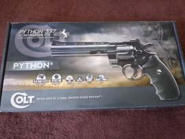 Beoordelingen: Luchtrevolver Umarex Colt Python 6" zwart Diabolo/BB 4,5mm - 2