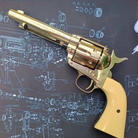 Beoordelingen: Luchtrevolver Umarex Colt SAA .45 Diabolo nikkel 4,5mm - 2