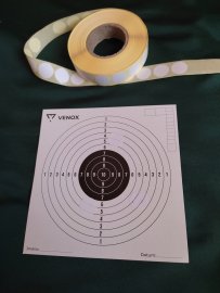 Beoordelingen: Wit plakkertje 16mm - 2000st - 1