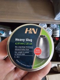 Beoordelingen: H&N Heavy Slug 6.35mm/.250 2.98g/46gr - 1