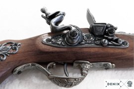 Replica vuursteenpistool Blunderbuss, Oostenrijk 18e eeuw 3