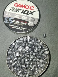 Beoordelingen: Diabolo Gamo AccuTek Hollow Point 250 stuks cal. 5,5 mm - 1