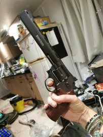 Beoordelingen: Luchtrevolver Bruni Super Sport 703 zwart 4,5mm - 1
