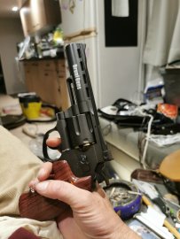 Beoordelingen: Luchtrevolver Bruni Super Sport 701 zwart 4,5mm - 1