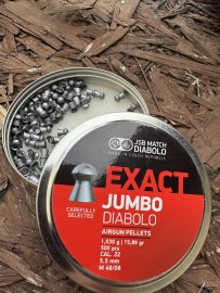 Beoordelingen: Diabolo JSB Exact Jumbo 5,52mm 250st - 2