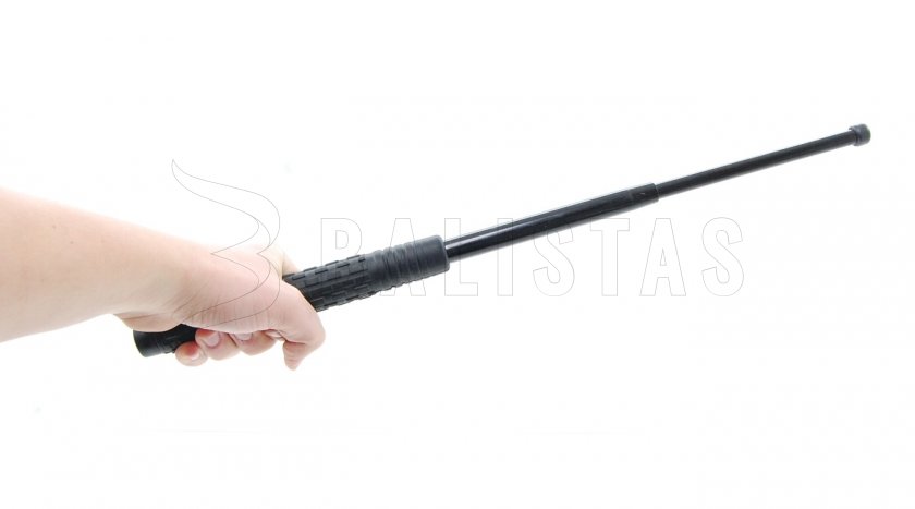 Teleskopische wapenstok 18" gehard zwart
