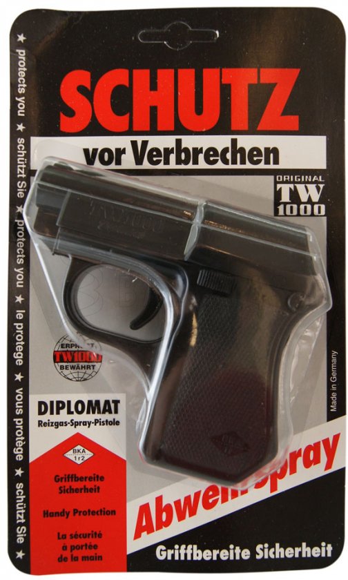 Verdedigingsspray TW1000 CS Fog pistool Diplomat 20ml