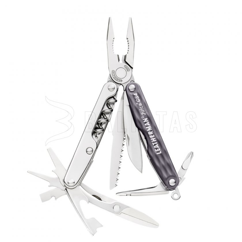 Multitool Leatherman Juice CS4 grijs