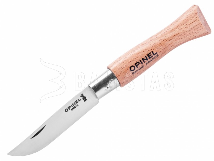 Mes Opinel 5 Vouwmes Inox Beuken