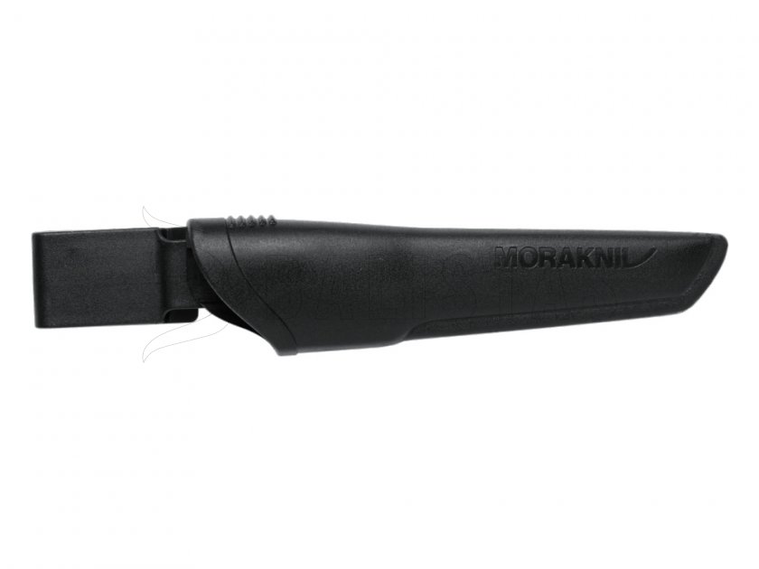 Mes Morakniv Bushcraft SRT zwart gekarteld