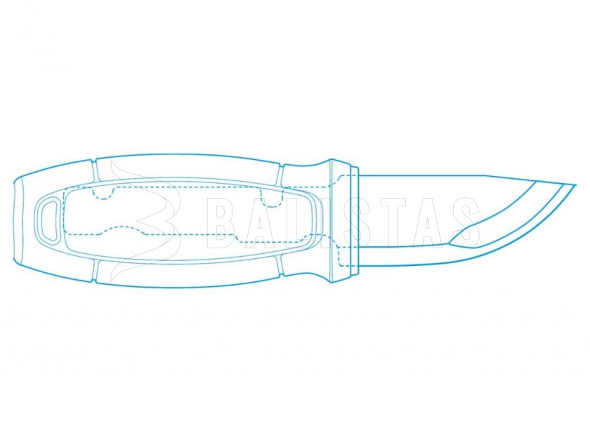 Mes Morakniv Eldris blauw