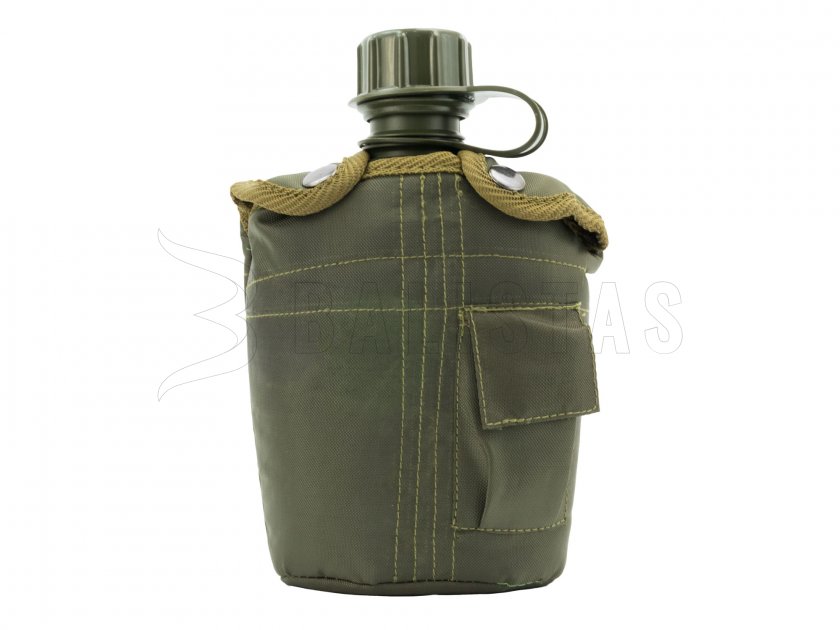 Feldfles in hoes MFH groen