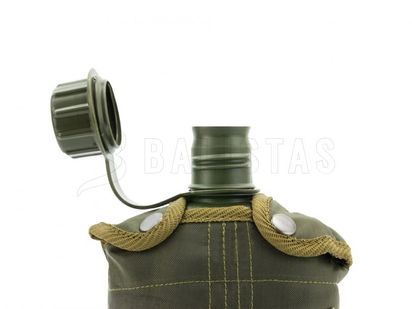 Feldfles in hoes MFH groen