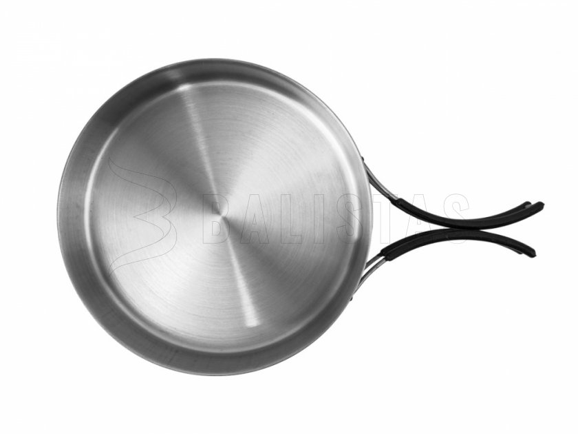 Ešus - kookset van roestvrij staal voor 2 personen