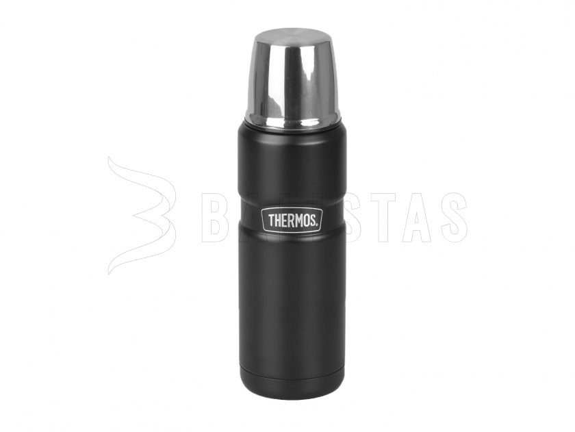 Thermos King thermosfles 0,47 l zwart