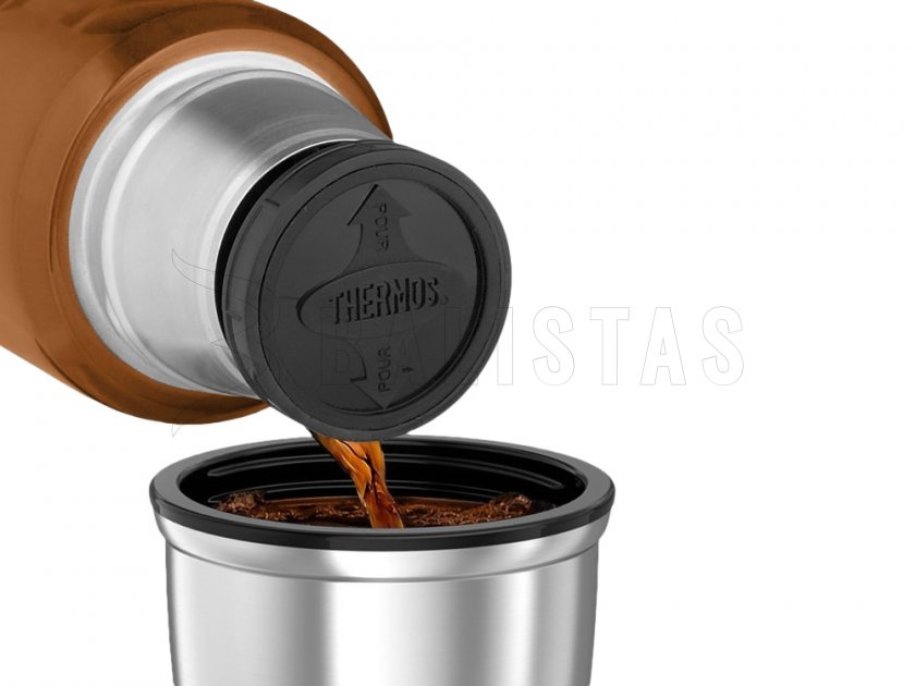 Thermosfles Thermos King 1,2 l bruin