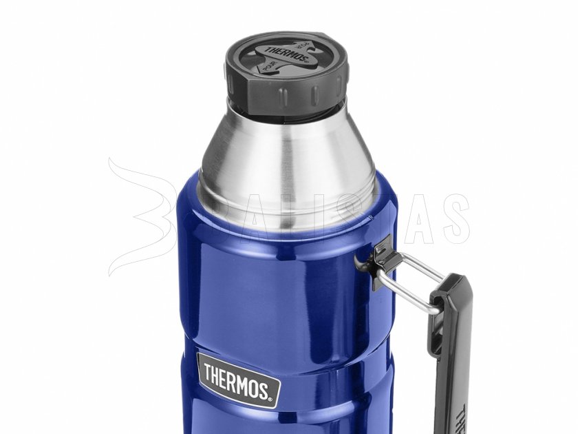 Thermos King thermosfles 1,2 l blauw