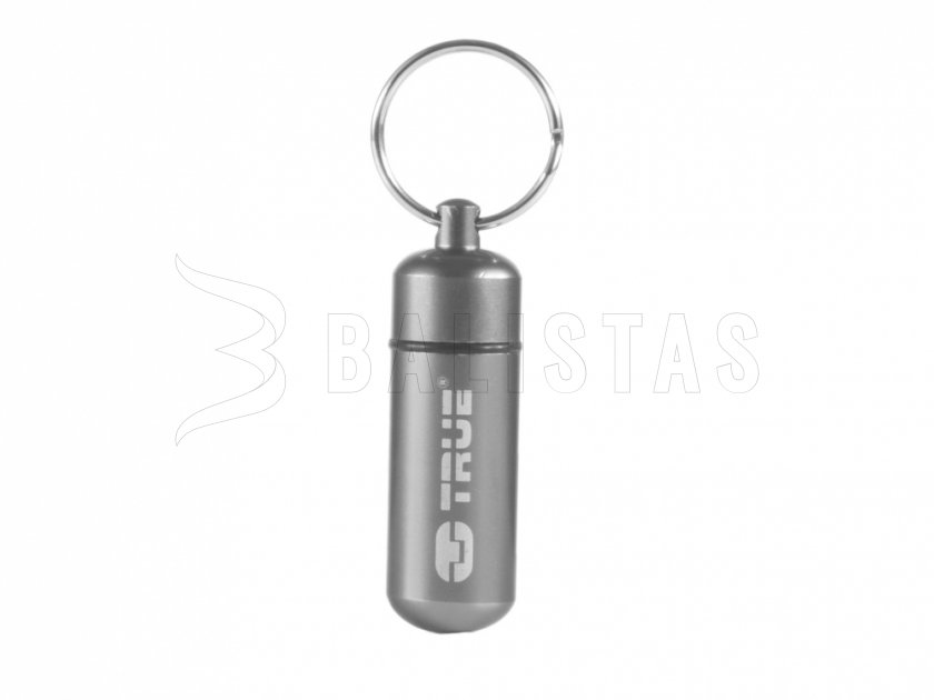 Hanger met opslag True Utility CashStash TU241 zilver