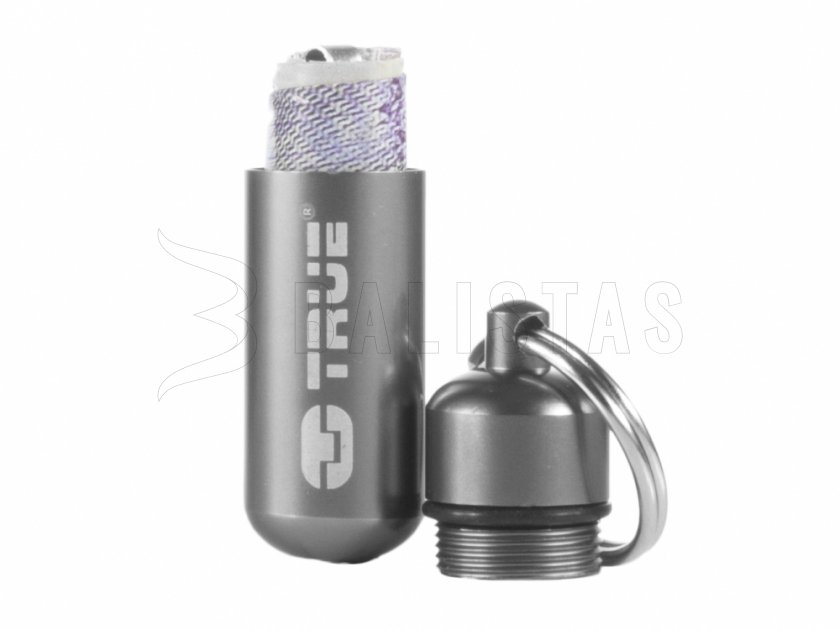 Hanger met opslag True Utility CashStash TU241 zilver