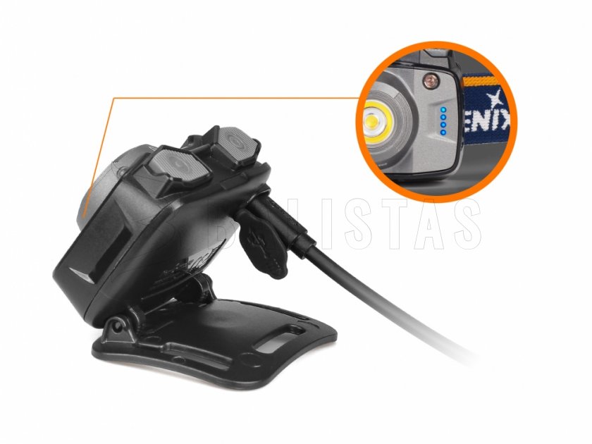 Fenix HL32R grijze hoofdlamp met diode