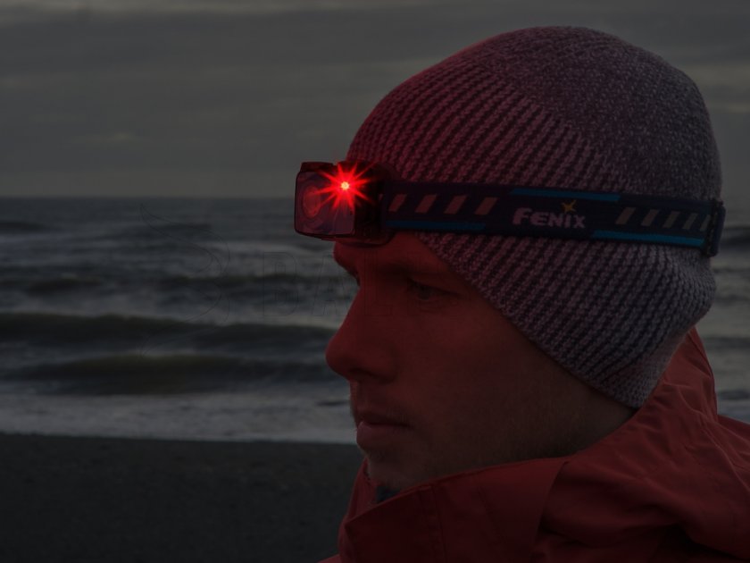 Fenix HL32R grijze hoofdlamp met diode