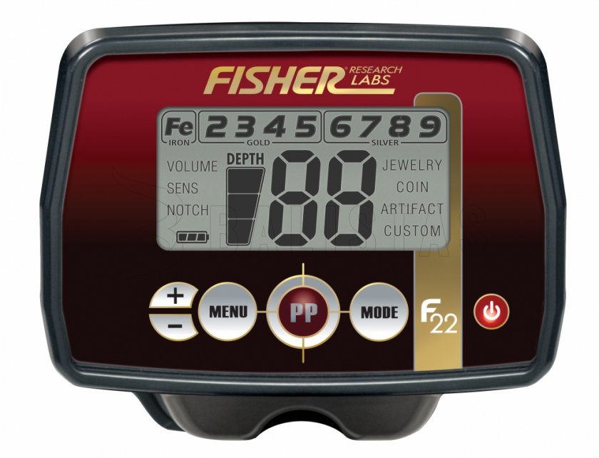 Metaaldetector Fisher F22 11'' DD