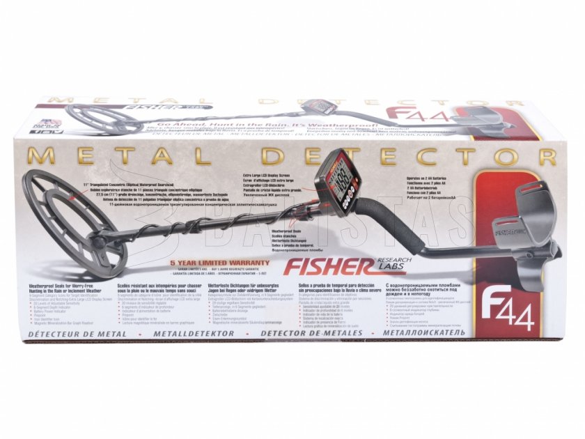 Metaaldetector Fisher F44 11'' DD