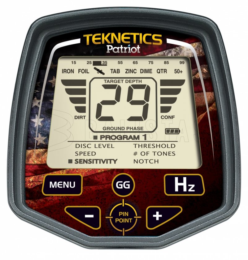 Metaaldetector Teknetics Patriot
