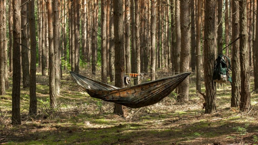 Hamakové Lanko Lesovik Smuk zwart