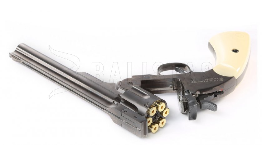 Luchtrevolver ASG Schofield 6" Grijs 4,5mm BB