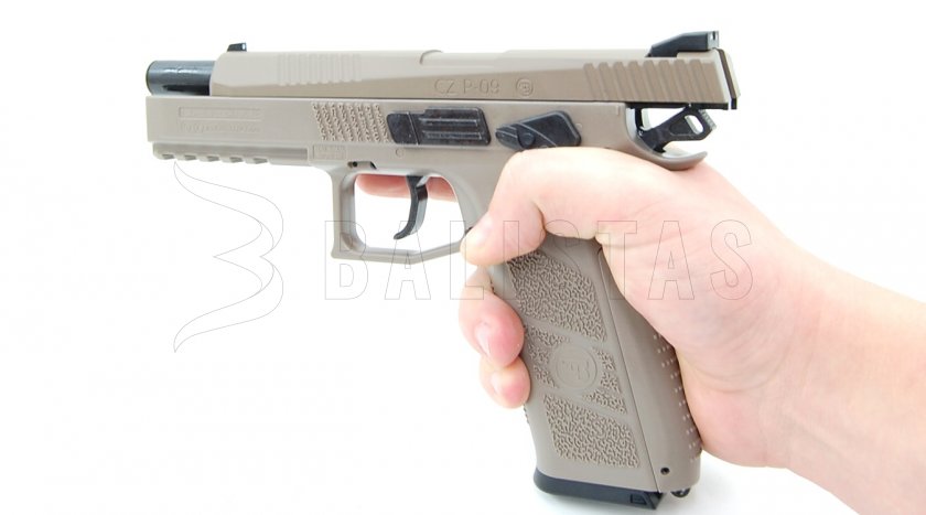 Luchtpistool ASG CZ P-09 FDE Blowback 4,5mm