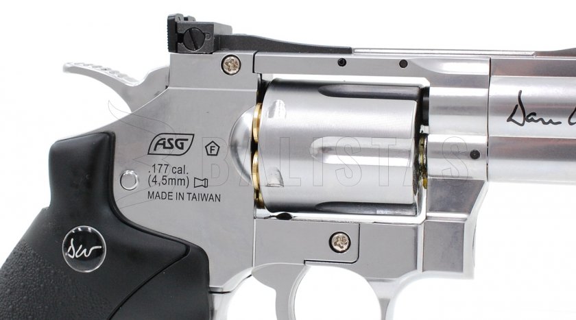 Luchtrevolver ASG Dan Wesson 2,5" voor diabolo’s 4,5mm