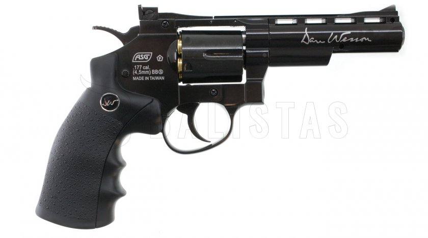 Luchtrevolver ASG Dan Wesson 4" 4,5mm