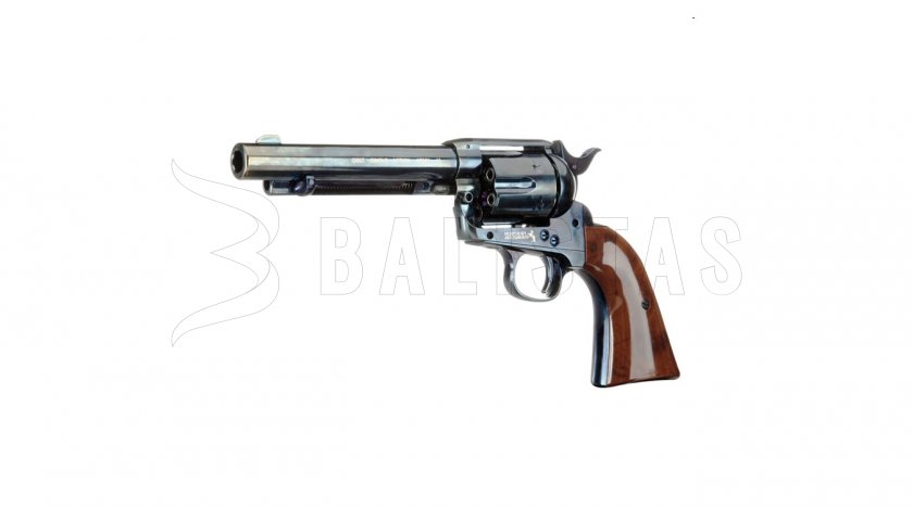 Luchtrevolver Umarex Colt SAA .45 Diabolo Blued/Brown 4,5mm