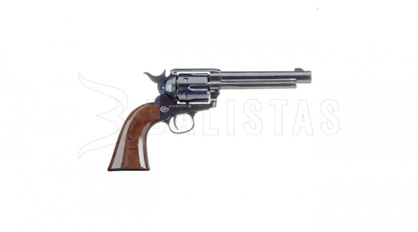Luchtrevolver Umarex Colt SAA .45 Diabolo Blued/Brown 4,5mm