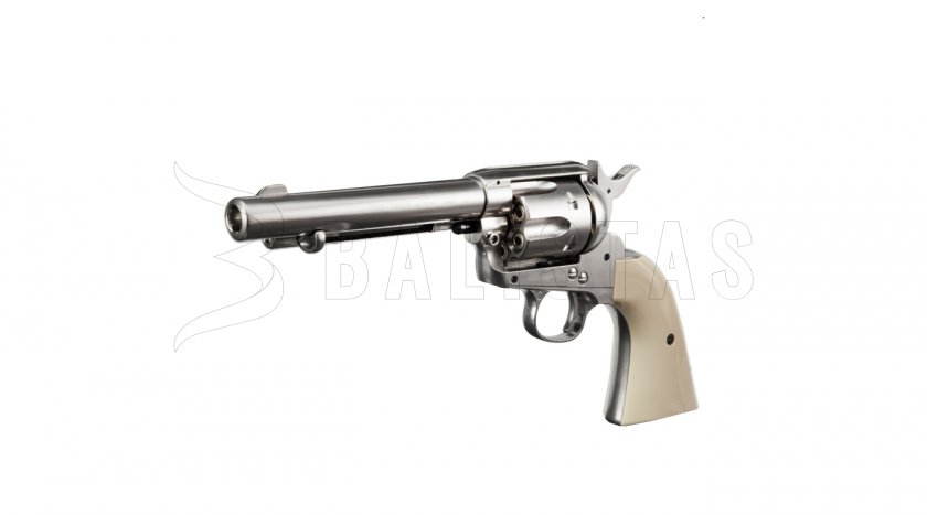 Luchtrevolver Umarex Colt Single Action Army SAA .45 nikkel 4,5mm