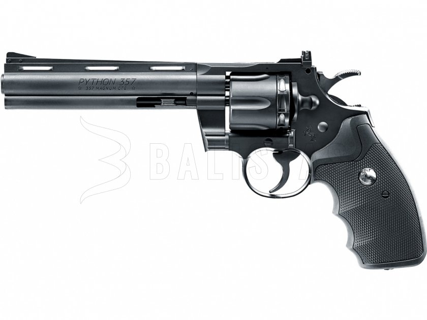 Luchtrevolver Umarex Colt Python 6" zwart Diabolo/BB 4,5mm