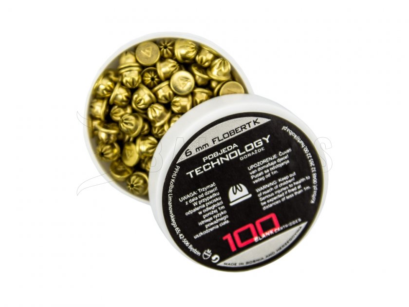 Startpatronen Pobjeda 6mm Short 100st