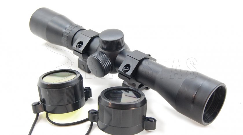 Kušvizier 4x32 dradenkruis met drie stippen
