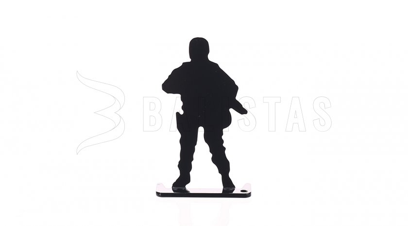 Schietschijven Venox metalen soldaten 6 stuks