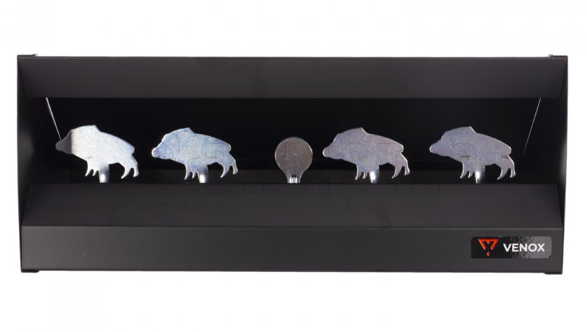 Schietbaan Venox vier varkens magnetisch