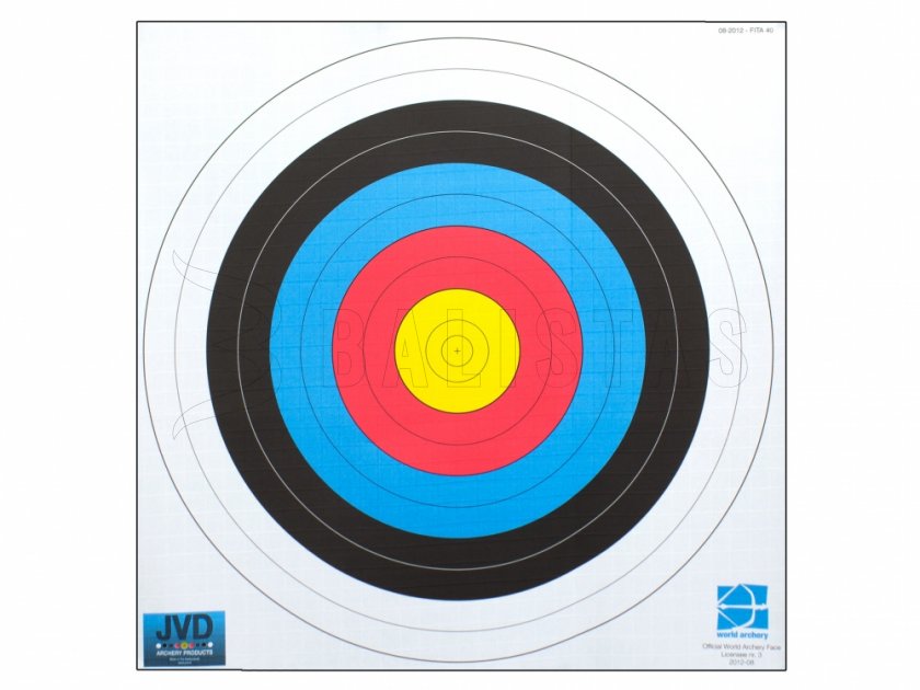 Papieren schietschijf 80x80cm