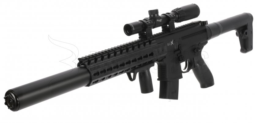 Luchtbuks Sig Sauer MCX 4,5mm met richtkijker