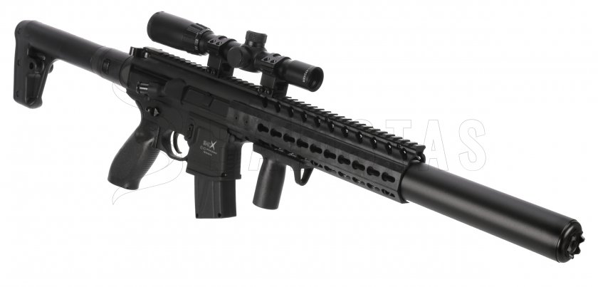 Luchtbuks Sig Sauer MCX 4,5mm met richtkijker