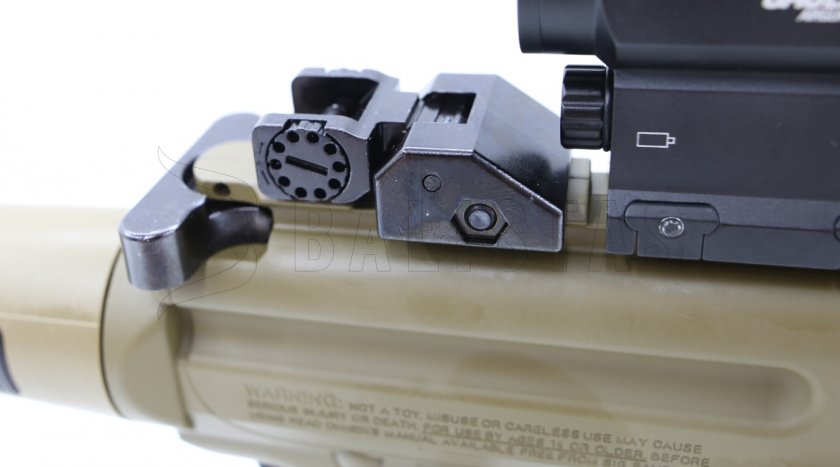 Luchtbuks Sig Sauer MPX 4,5mm FDE Sand met collimator