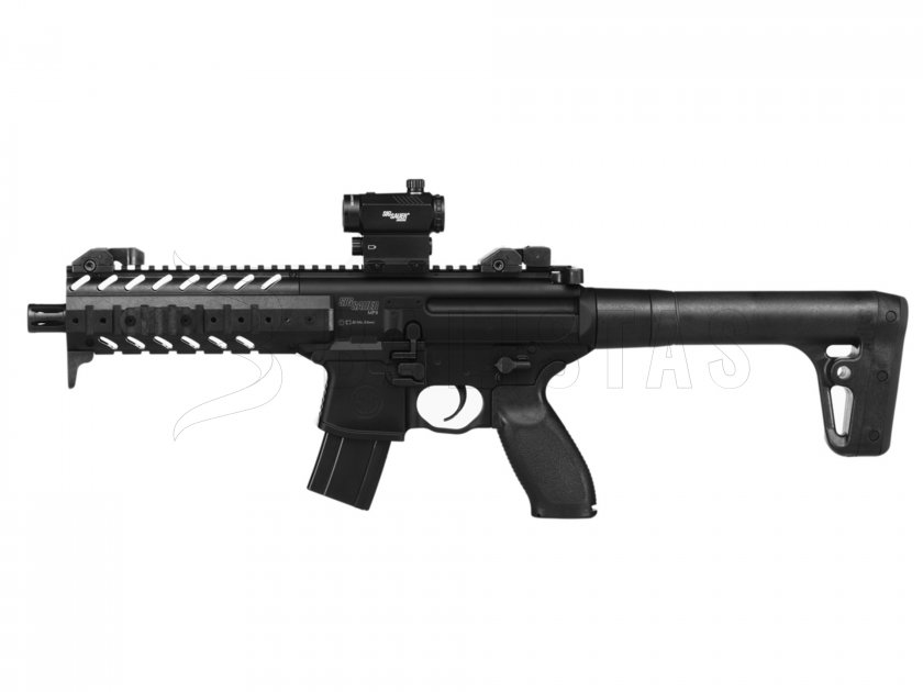 Luchtgeweer Sig Sauer MPX 4,5mm met kolimator
